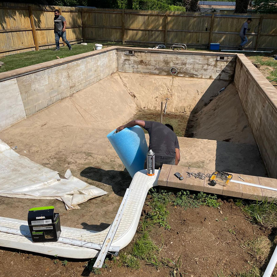 pool construction