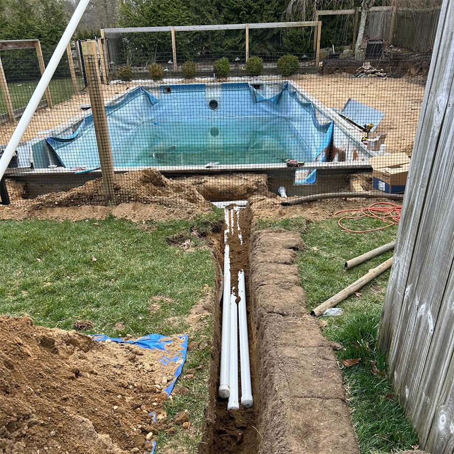 pool construction